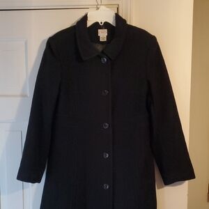 Talbots Kids Classic Black Trench Coat